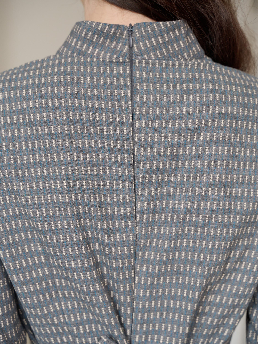 Платье с вшитой манишкой