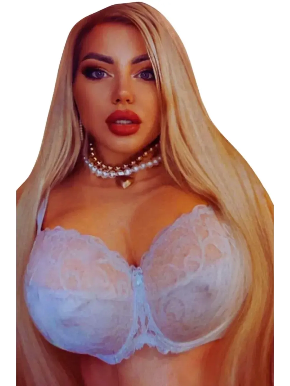 Франзуская модель бюстгальтера большие размеры FGi ажурный