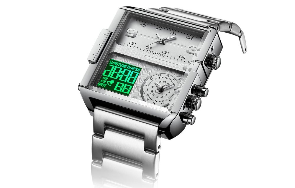 FAIRWHALE Born For Trend Collection Men"s Watch Quartz Movement Stainless Steel Watchband Watch Men"s Watches