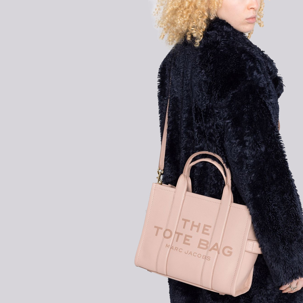 СУМКА MARC JACOBS THE LEATHER MEDIUM TOTE ROSE DUST