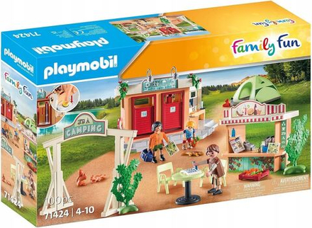 Конструктор Playmobil Family Fun - Кемпинг, кемпинг, отдых на природе с палаткой, кухней и санузлом - Плеймобиль 71424