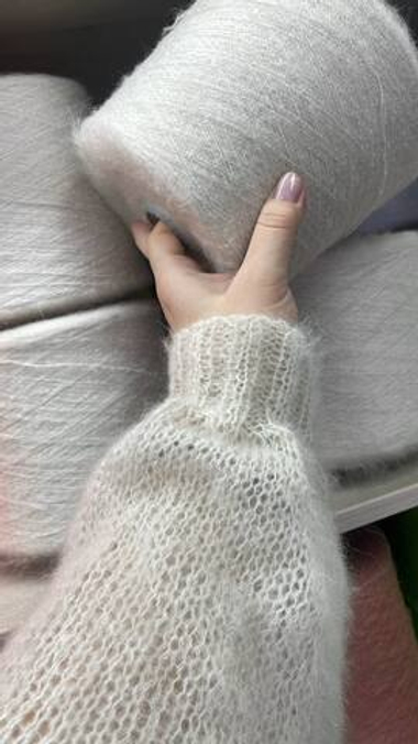 ECAFIL 30% кид мохер 30% полиамид 40% полиакрил