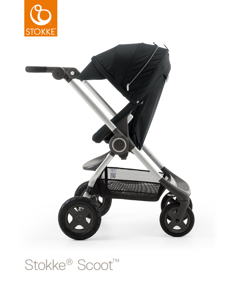 Детская коляска Stokke Scoot Black, черный