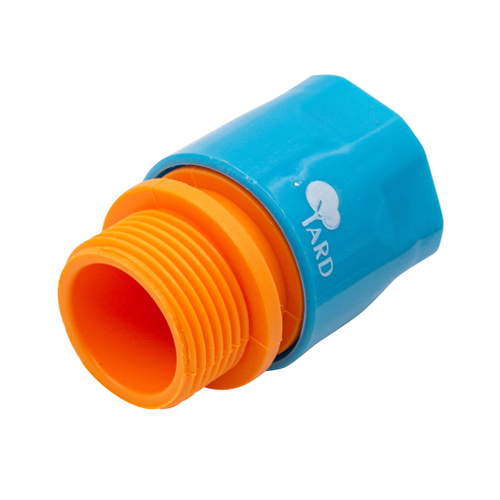 64-2-020 Соединитель быстросъемный, для шланга пластиковый, внешняя резьба, 3/4"