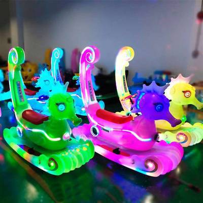 Парковый электромобиль «Морской конек», желтый