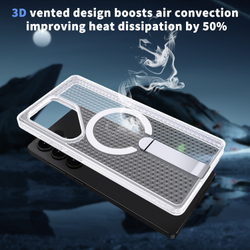 Прозрачный чехол Mesh Pro Magnetic Case для Samsung Galaxy S25 Ultra