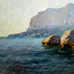 Свиридов С. А. (р. 1964 г.) Ласпи. Холст, масло. Крым, 2021 г.