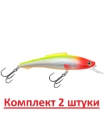 Воблер Минноу ЛЕШИЙ 110mm, цвет 048 (окунь), 1 штука