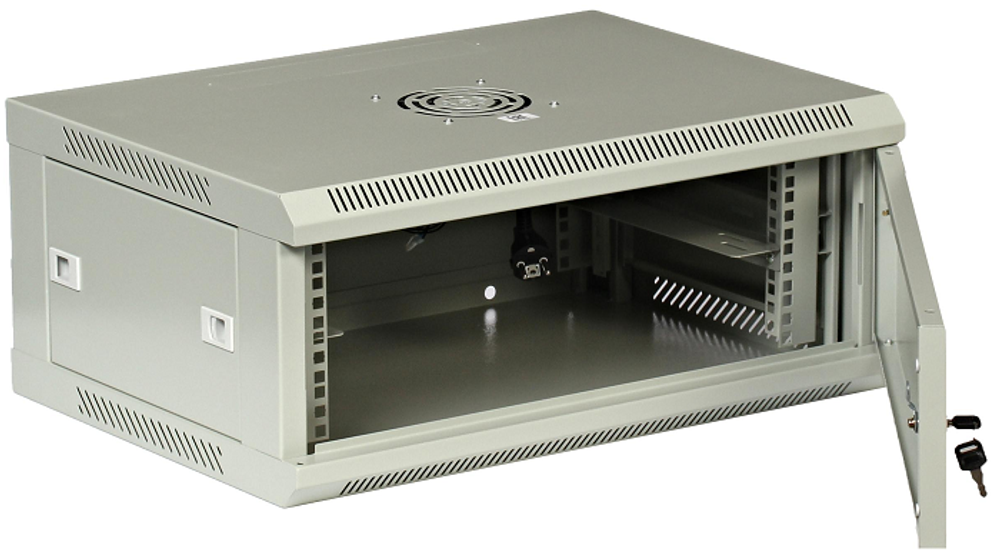 Шкаф настенный 19", 4U W&T M046045GWTWOF