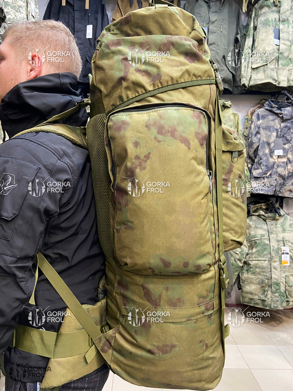 Рюкзак Tiger 100 л Cordura 1000D Лес