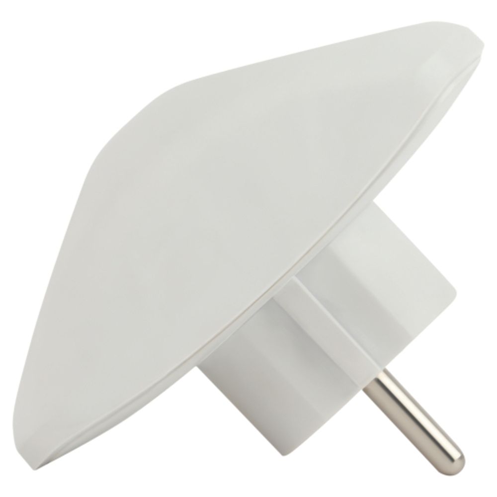 Разветвитель электрический ЭРА SPx-2-W на 2 розетки без заземления 10А белый