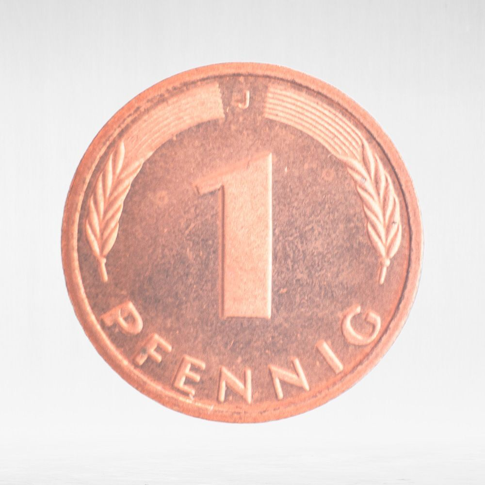 Germany, 1 Pfennig, 2000, (Hamburg Mint - "J"), XF