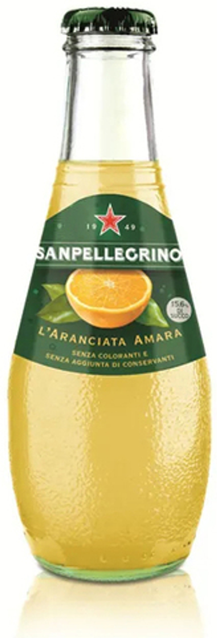 Газированный напиток Сан Пеллегрино Аранчата Амара / San Pellegrino Aranciata Amara 0.2 - стекло