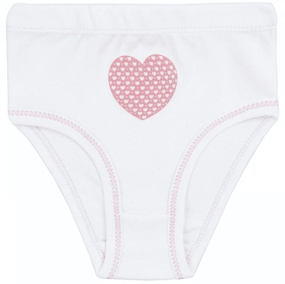 Трусы д/дев интерлок р.122-128 бел (Юлла) 092и ап, 1 шт.