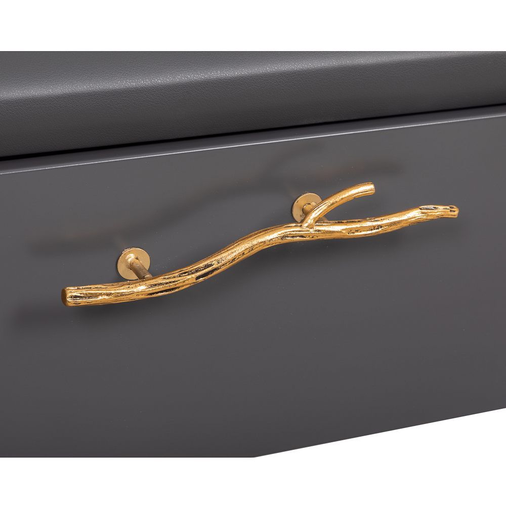 Банкетка Арт Серый Голд