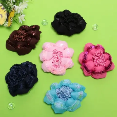 Сетка на пучок «Ballet style - Блеск», микс 6 цветов, d-10см