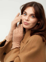 Перчатки ажурные ПЧ237-08 бежевый