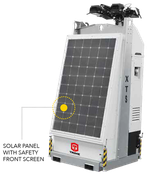 TRIME X-TS гибридная осветительная вышка с солнечными батареями