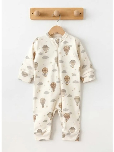 Комбинезон нательный "Облака" с манжетом