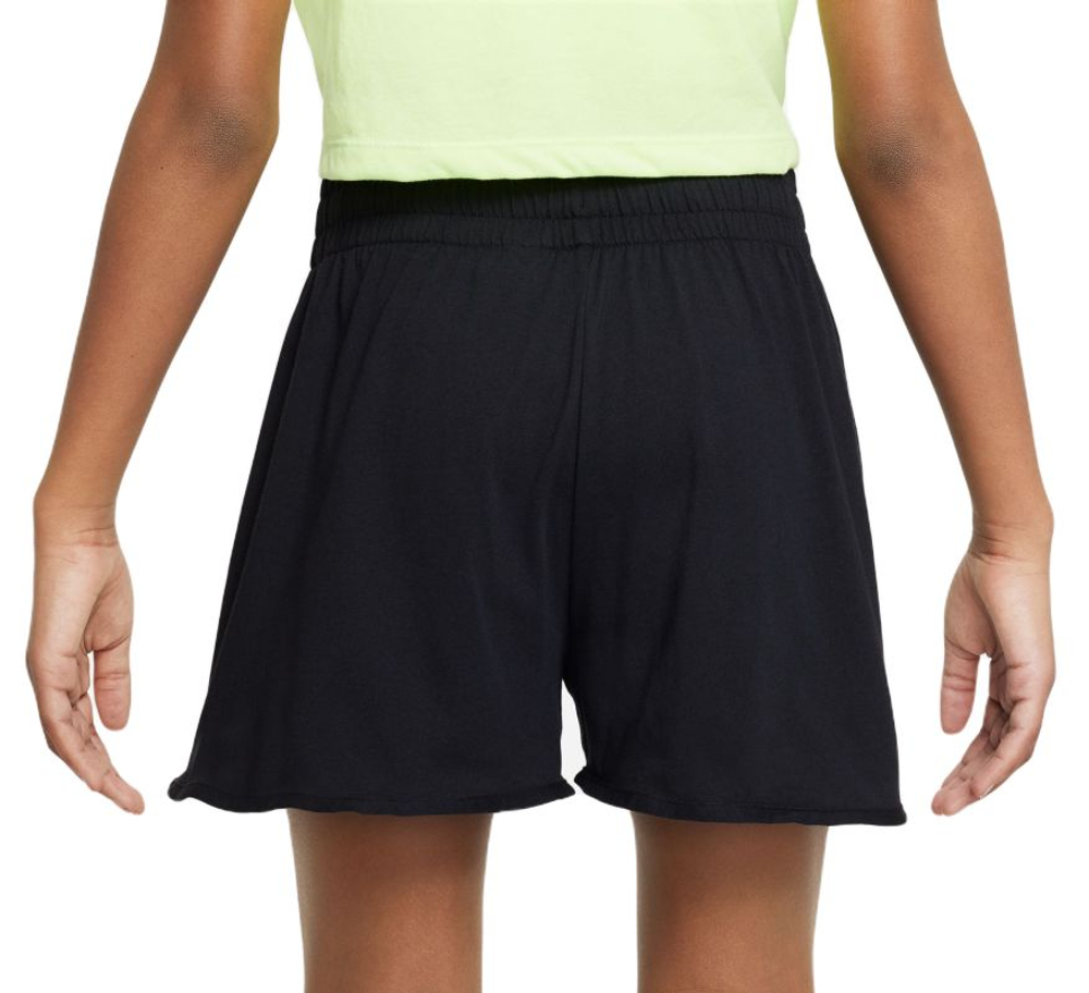 Детские шорты Nike Dri-Fit Breezy High-Waisted Training - black/white