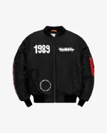 Бомбер Fusion "ВЫЖИТЬ" Женский Черный