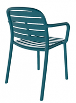 Кресло пластиковое Papatya Tarabya-K, мраморное море