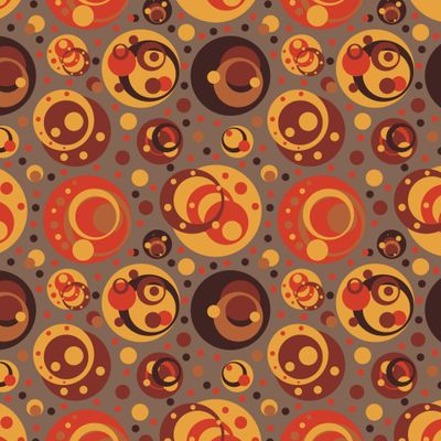 Круги текстурные осенние теплые