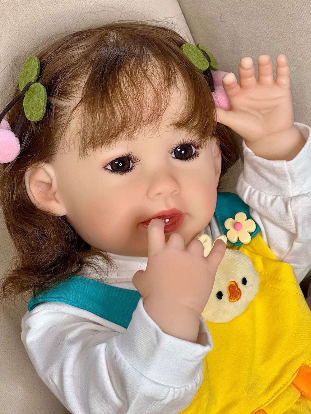 Кукла Реборн виниловая 55см в пакете (FA-178)