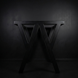 Подстолье из металла в стиле лофт №27