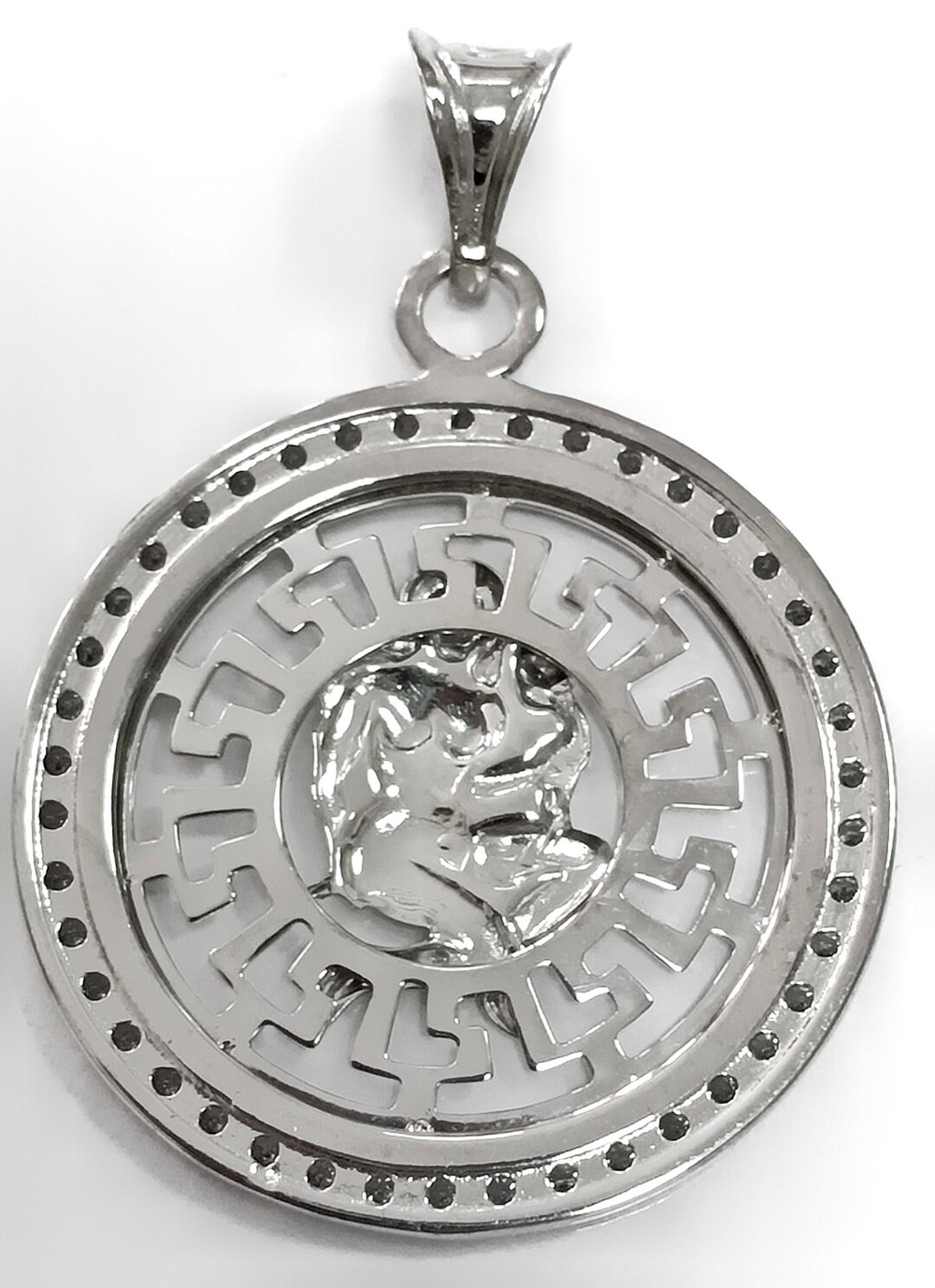 Ювелирная подвеска "Дева", серебро