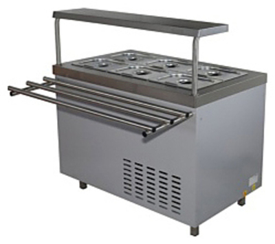 Прилавок-витрина охлаждаемый открытый Rada ПВО-15/7