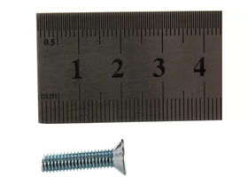 Винт Стройбат с потайной головкой оцинкованный М5 х 20 мм 12 шт