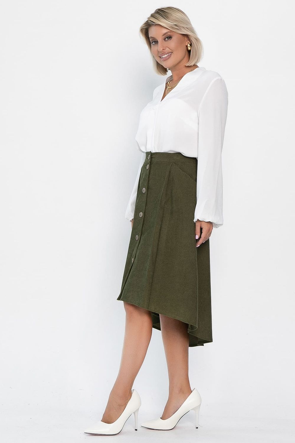 Юбка Севара (хаки) Ю14207-10М LT Collection