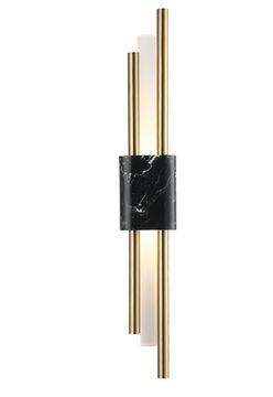 Бра  6W 3000K CARTA AP6W LED BLACK/BRASS черный/латунь Crystal Lux
