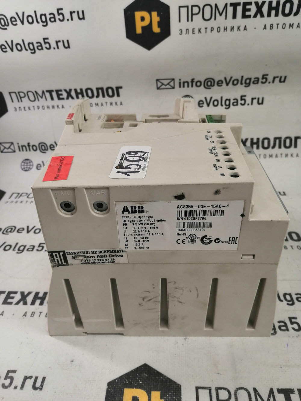 ABB ACS355-03E-15A6-4* б/у