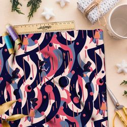 Ткань бифлекс  марокканские орнаменты