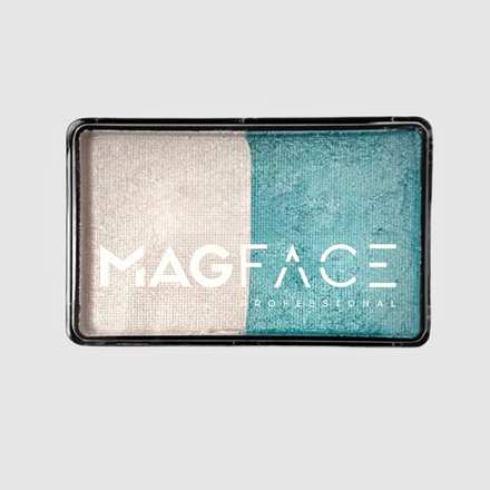 Аквагрим MAGFACE 50гр перламутровый белый/светло-бирюзовый
