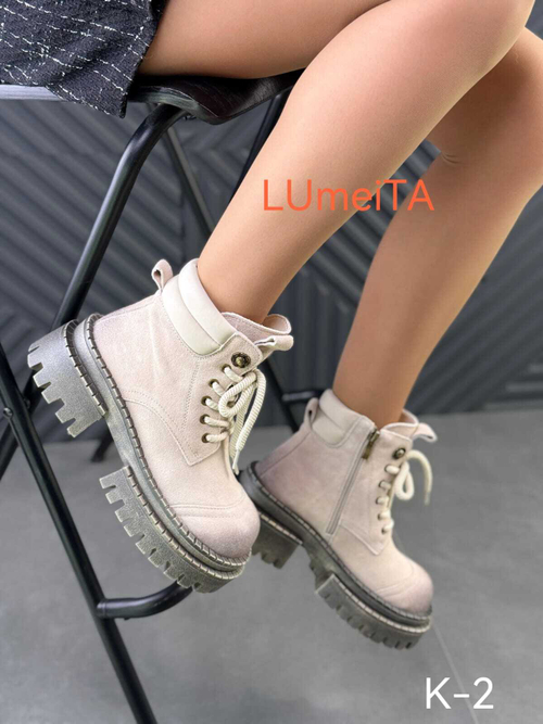 Ботинки нат. кожа по 6 пар (36-40)р./ K-2