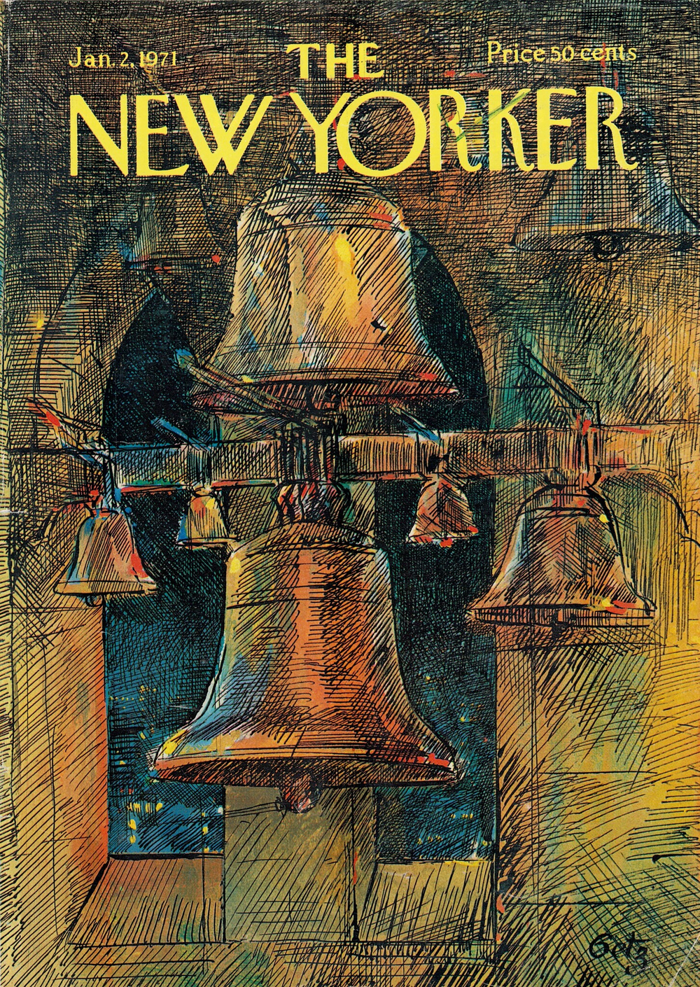 Журнал The New Yorker 02-01-1971, обложка