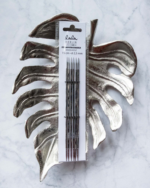 -30% Lala Berlin & Lana Grossa Designholz 15 см | Деревянные чулочные спицы для вязания