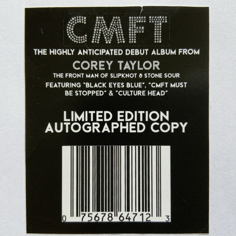 Corey Taylor / CMFT (Autographed Limited Edition)(LP)