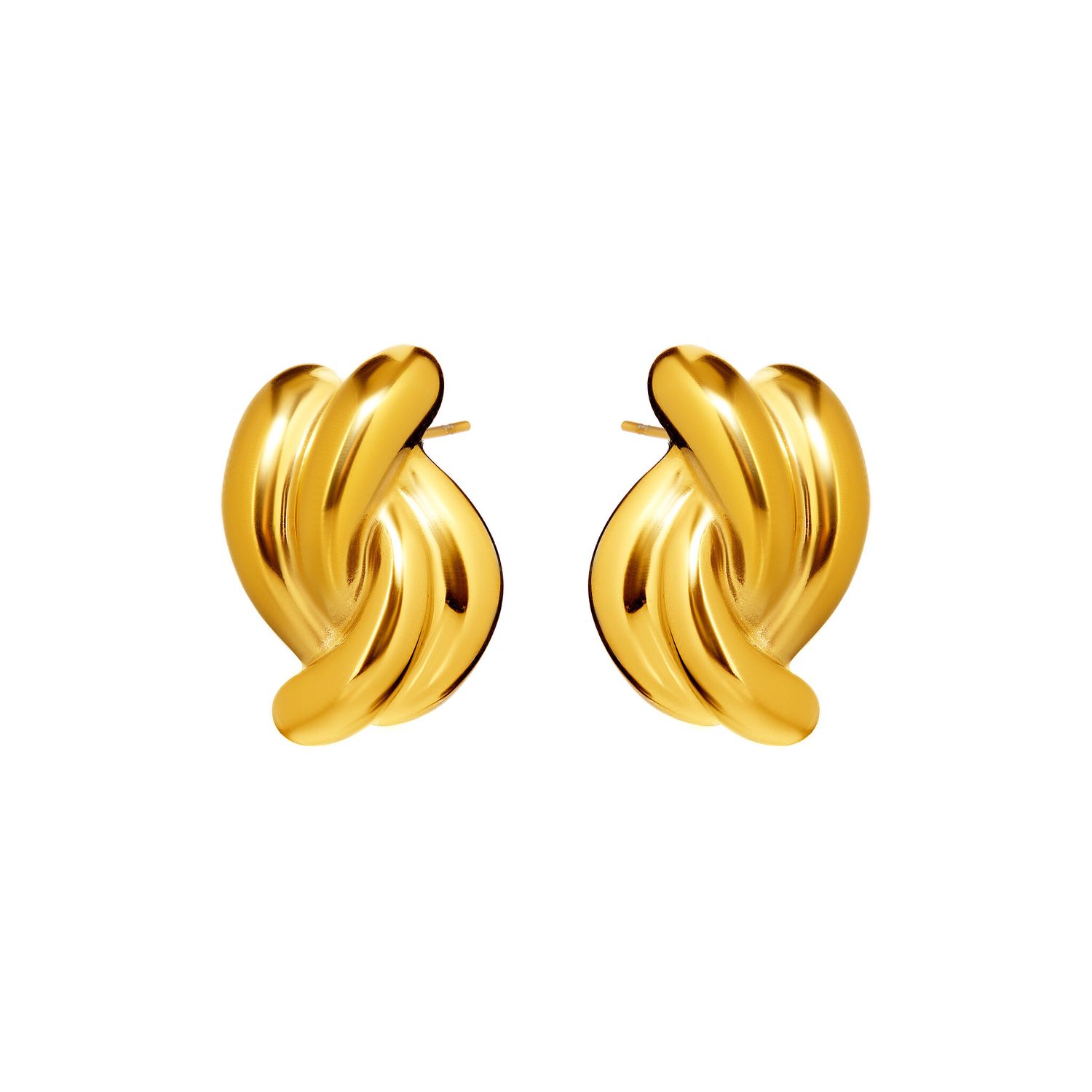 Серьги Golden Knot Earrings