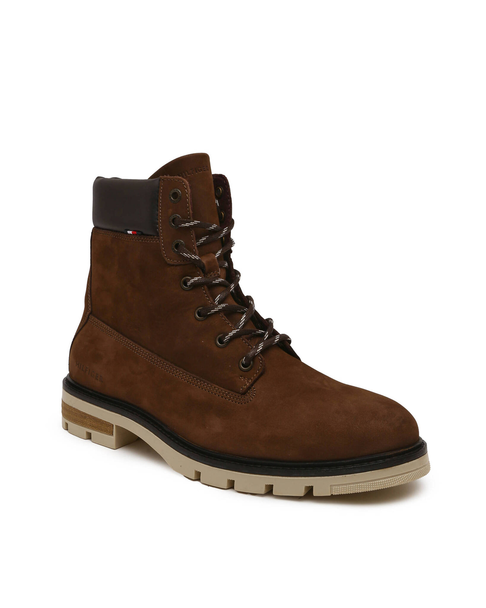 Кожаные трапперы hilfiger padded Tommy Hilfiger - коричневый(FM0FM04205)