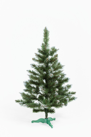 Ель ЛИДИЯ 100 иней пластик картон