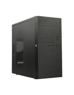Корпус MiniTower Powerman ES555 Black PM-450ATX  USB3.0*2+USB2.0*2+Combo Audio*2  mATX