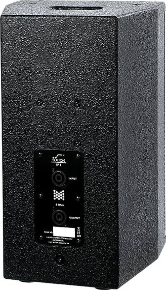 Solton IP 8 - Пассивная 2-х полосная акустическая система; 8&quot; НЧ / 1,35&quot; ВЧ; 200 / 800 Вт; 
8 Ом; 80