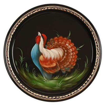 Zhostovo metal tray A5D290925228