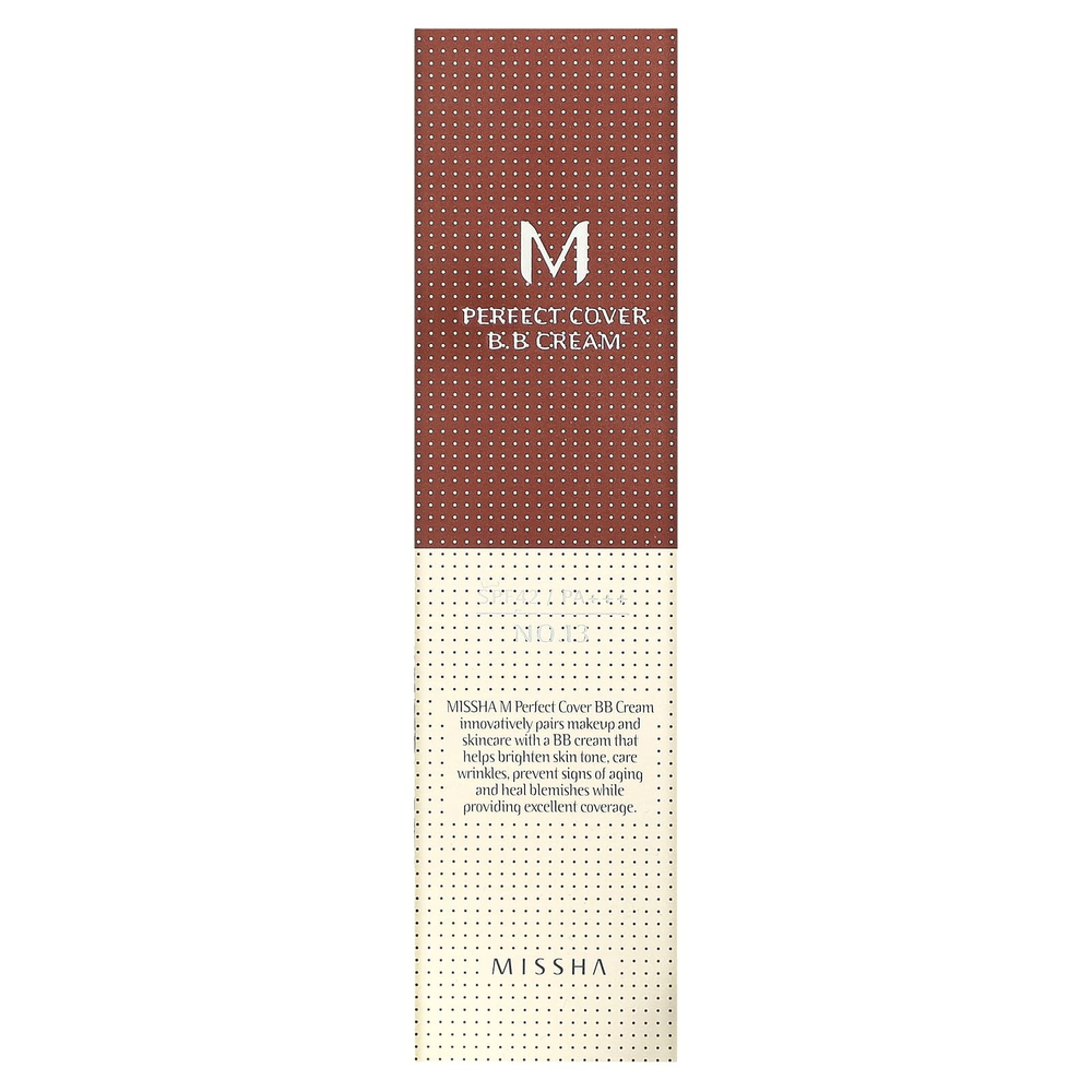 Missha, Perfect Cover BB Cream, BB-крем, SPF 42 PA+++, оттенок 13 насыщенный бежевый, 50 мл