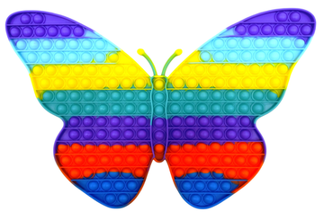 Антистресс пупырка поп ит ГИГАНТ БАБОЧКА 45см