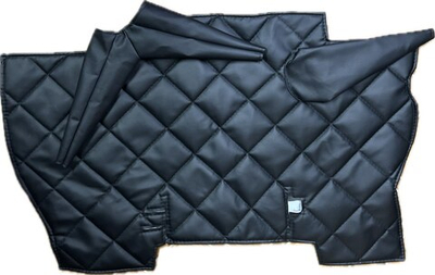 Коврик под рычаги КПП УАЗ 452, 3303 (чёрная нить ромб)